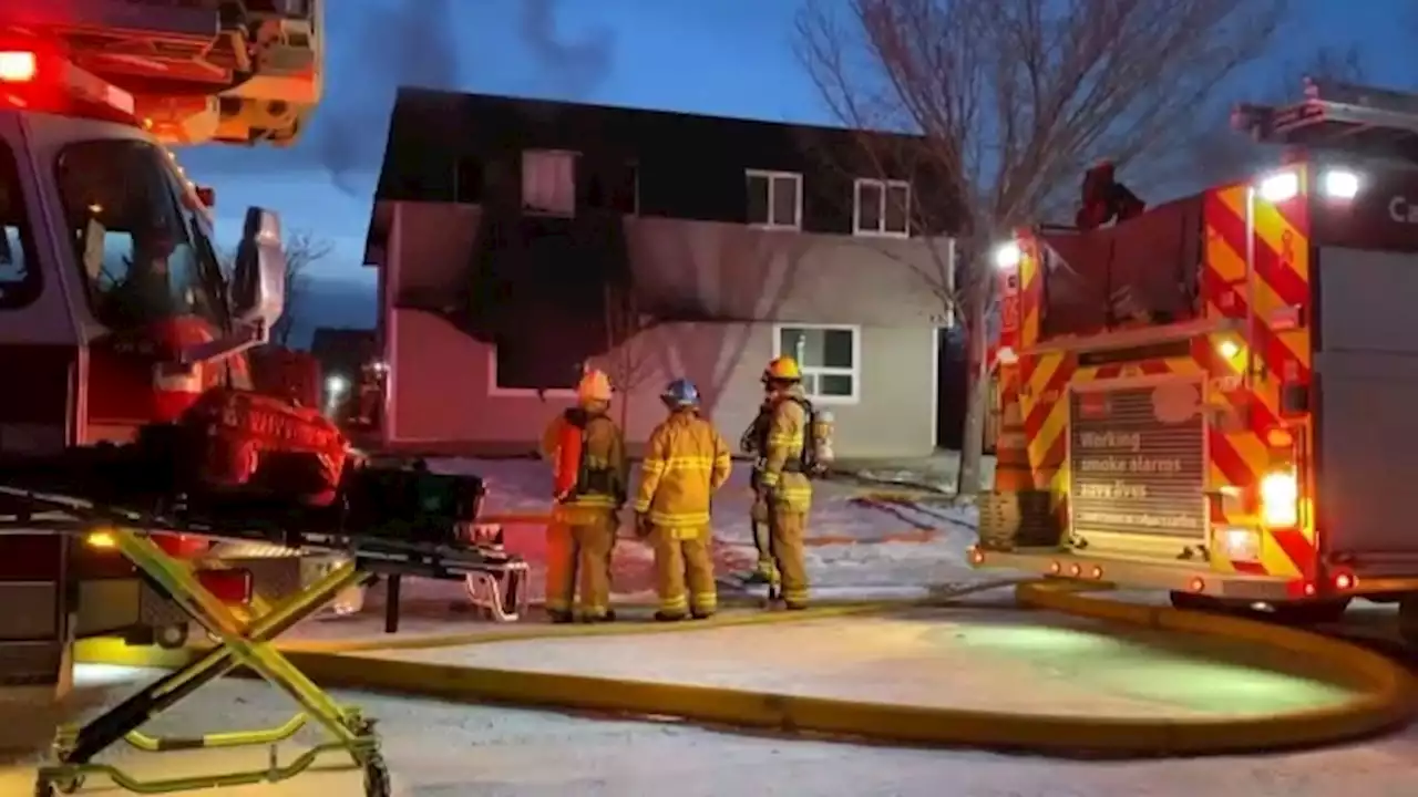 Fire significantly damages Calgary duplex Sunday evening