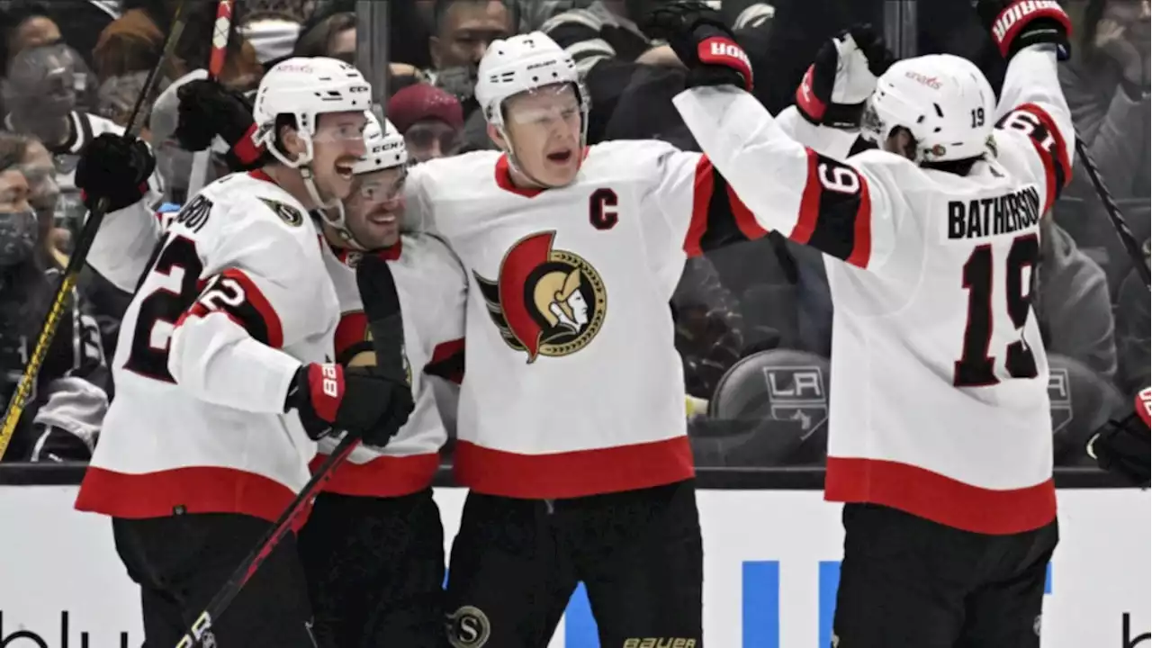 Giroux scores on OT breakaway, Senators beat Kings 3-2