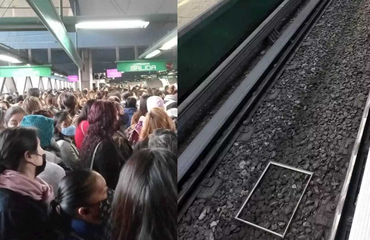 Mañana difícil en el Metro CDMX: retrasos por caída de una persona y objetos en vías