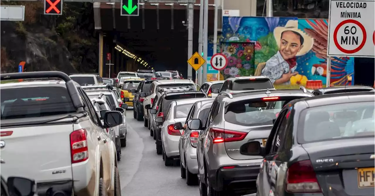 Atentos: túnel de Oriente tendrá cierres nocturnos este lunes, el martes y el miércoles