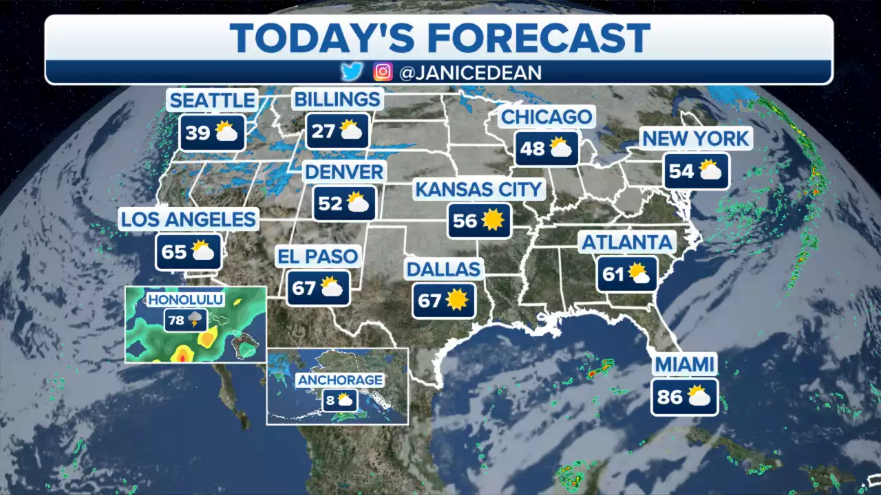 Snow, rain and ice expected in Western US before storm heads to Midwest