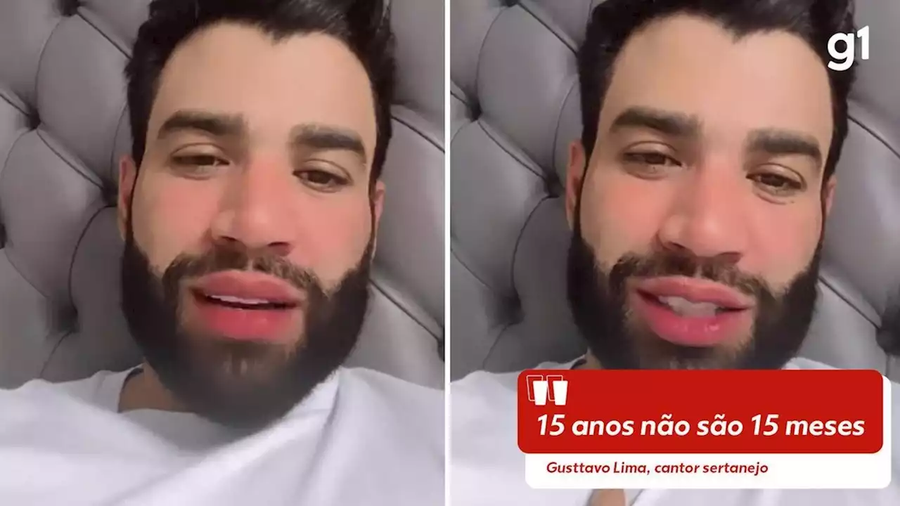 Gusttavo Lima grava DVD em SP e exalta carreira: '15 anos não são 15 meses'