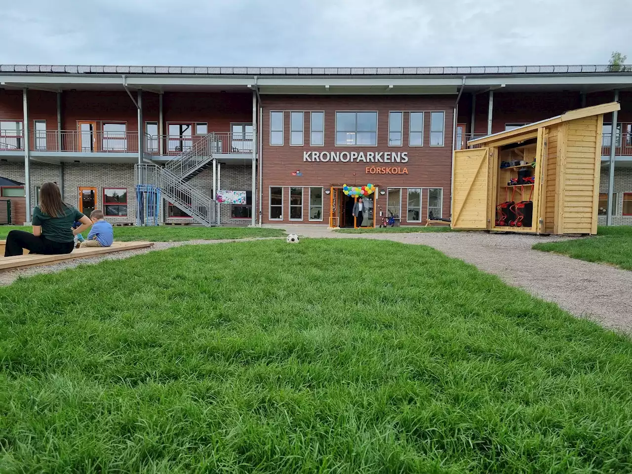 Här drivs förskolan helt på vätgas och solenergi