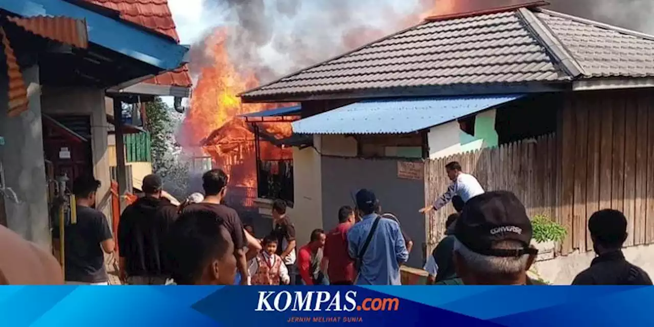 Si Jago Merah Menyala di Balikpapan, Dua Rumah Hangus Terbakar