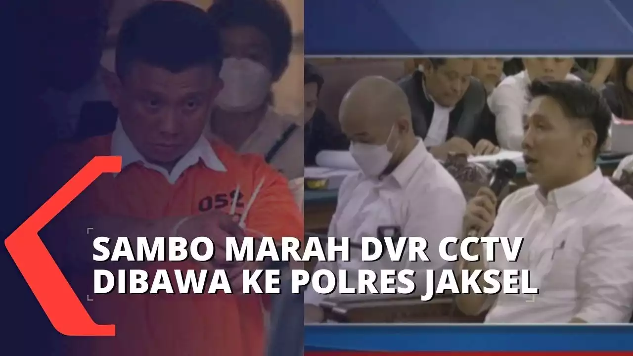 Chuck Putranto Ungkap Ferdy Sambo Marah DVR CCTV Dibawa ke Polres Jaksel