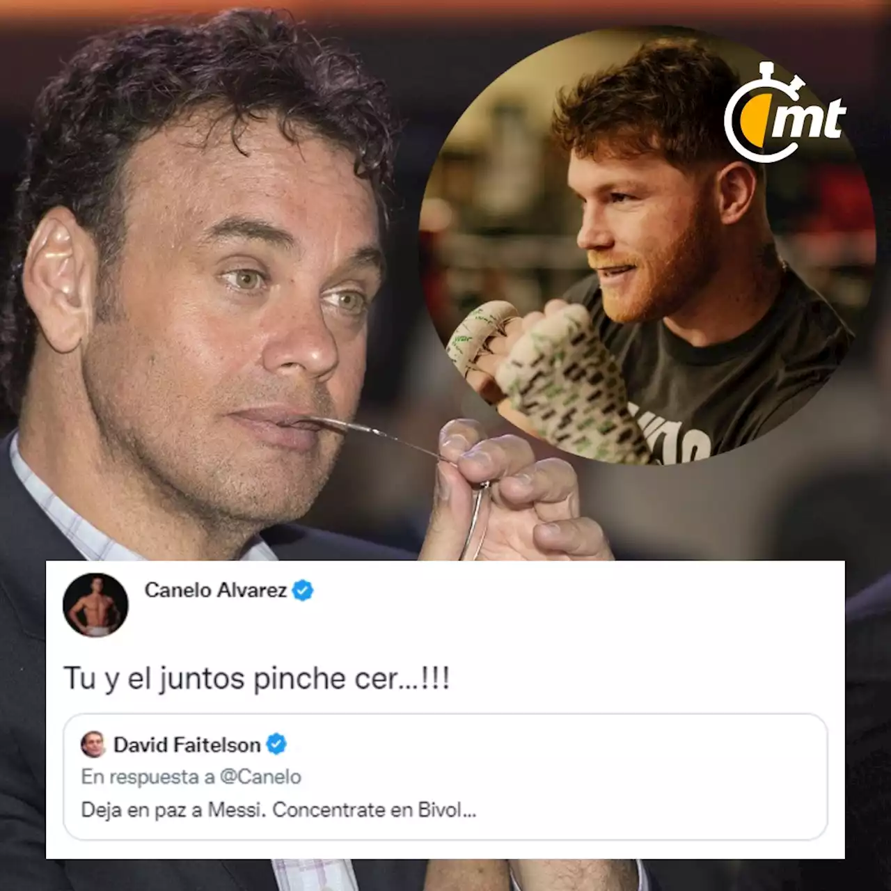 El Canelo Álvarez se peleó con Faitelson luego de defender a Messi