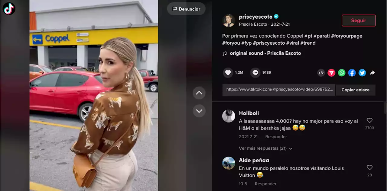 Influencer entra por primera vez a Coppel y asegura que es 'cara'