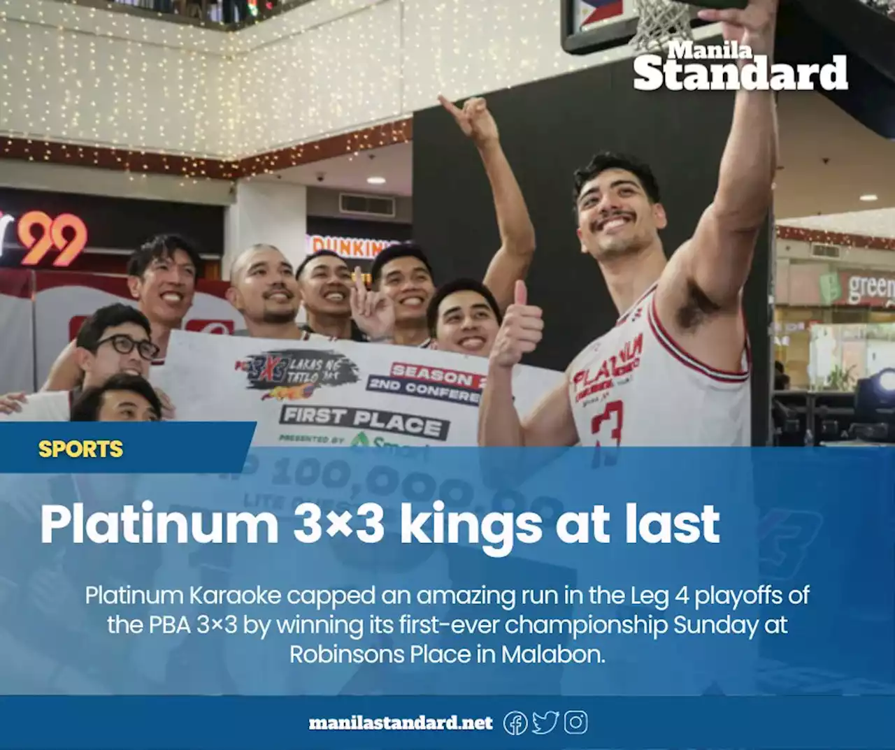 Platinum 3×3 kings at last