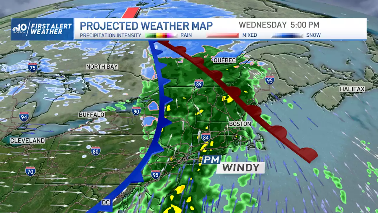 New England Cooling Off and Drying Out, Until Midweek Storm