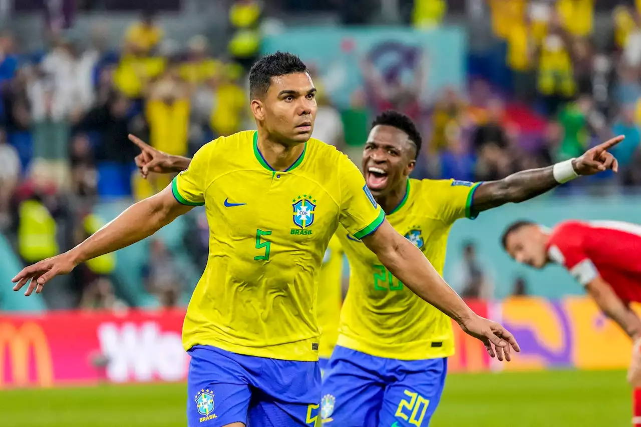 VM-favoritt Brasil klar for åttedelsfinale – Casemiro-kanon avgjorde mot Sveits