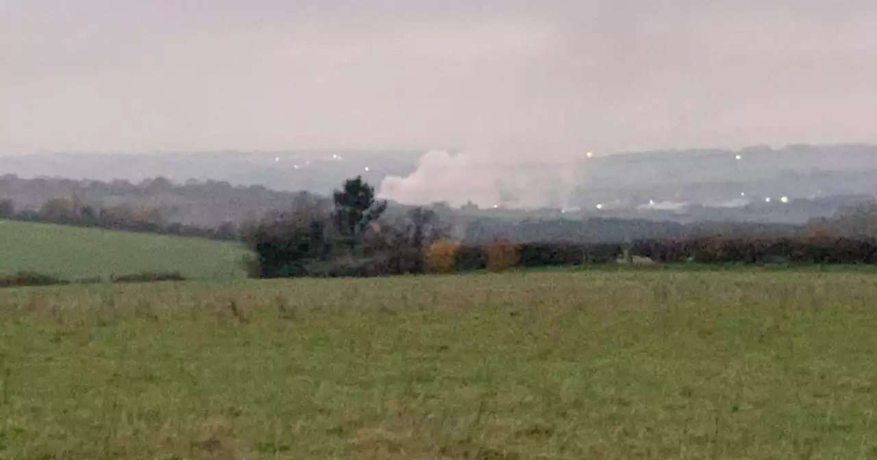 Thick smoke seen near stretch of M1 on Notts border