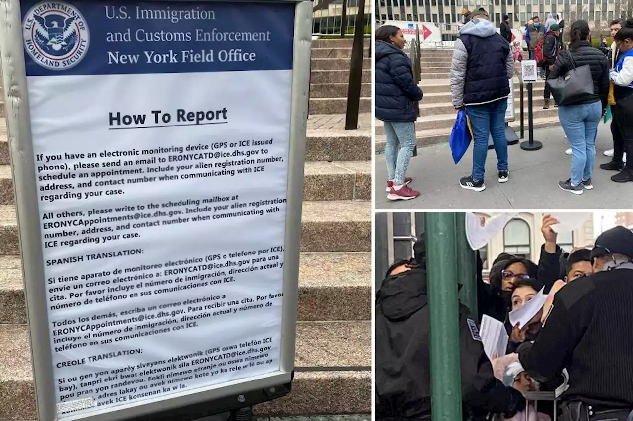 Migrants still being turned away despite lining up for hours outside NYC ICE offices