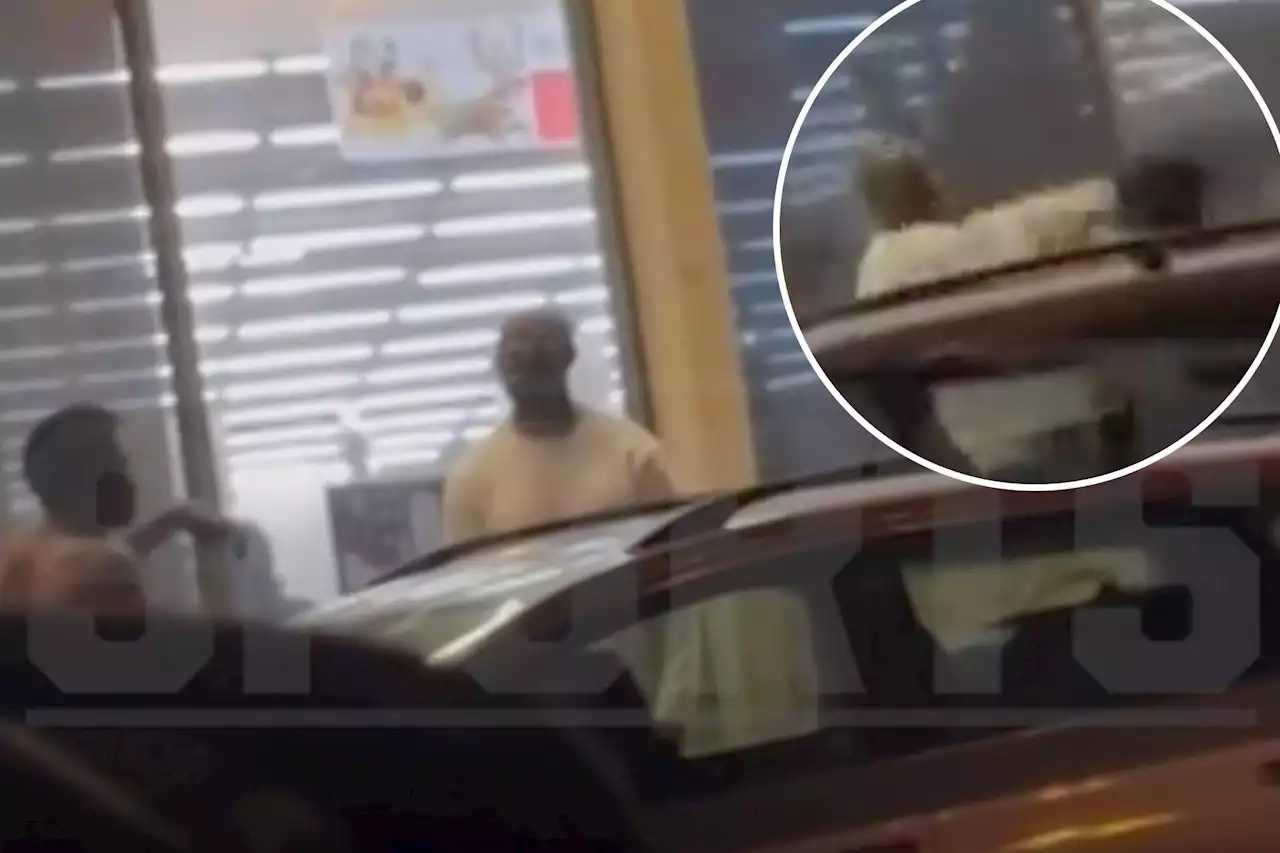 Terrell Owens punching, knocking down heckler outside a CVS caught on video