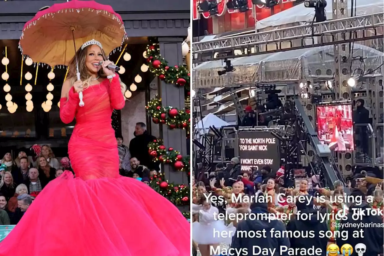 Viral TikTok reveals Mariah Carey’s ‘All I Want for Christmas’ teleprompter at Macy’s Parade