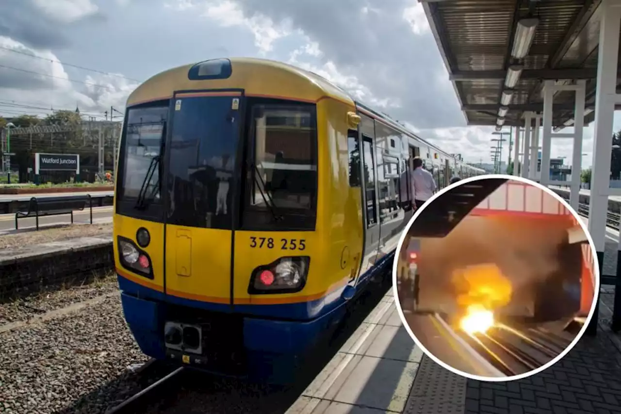 Fireball at station as Watford passengers warned of disruption