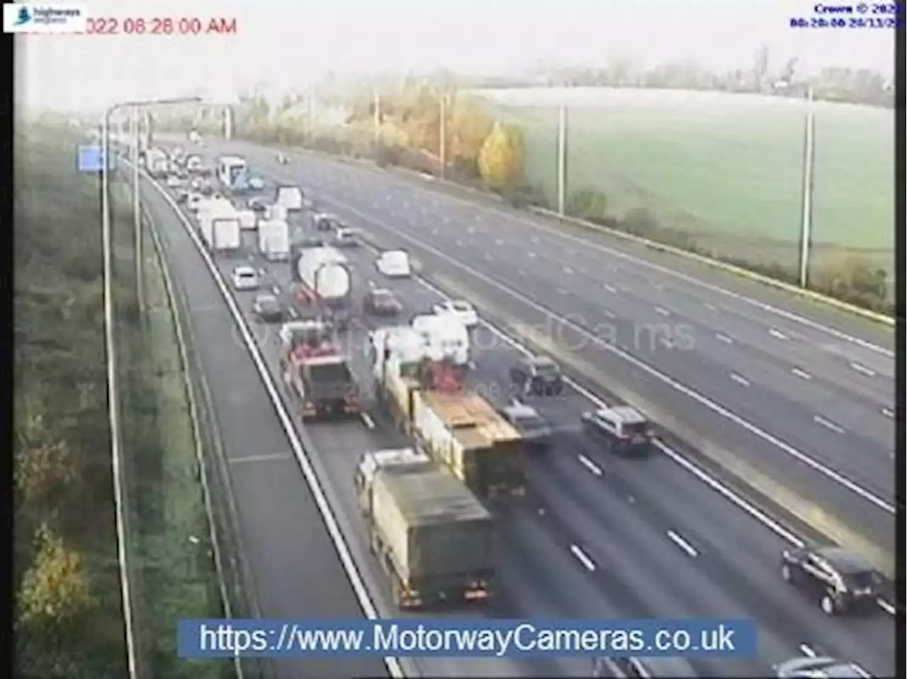 Severe delays after crash forced M25 to shut during rush hour - updates