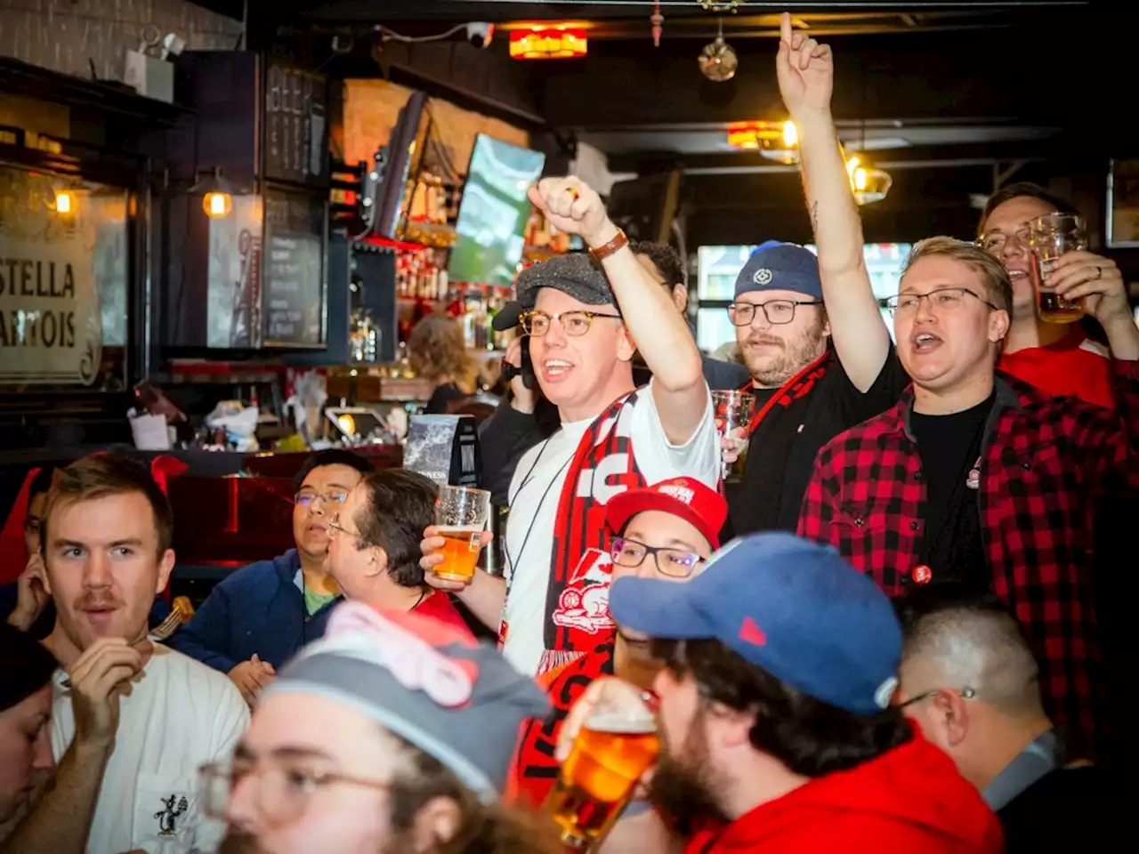 Ottawa soccer fans cheer on Canada's first-ever goal at men's World Cup