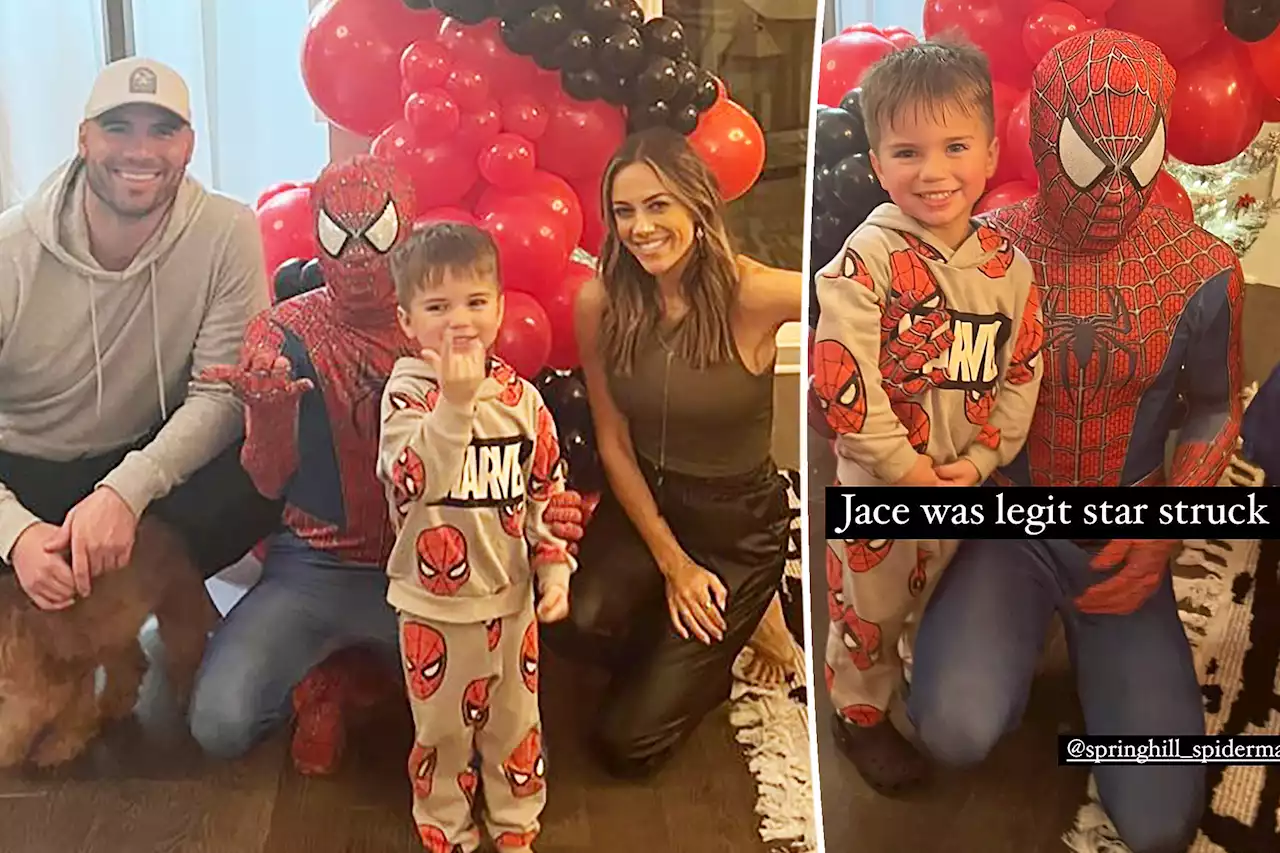 Jana Kramer and ex-husband Mike Caussin reunite for son’s 4th birthday