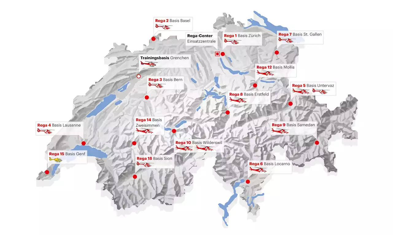 Rega – schnell zur Stelle an jedem Ort in der Schweiz