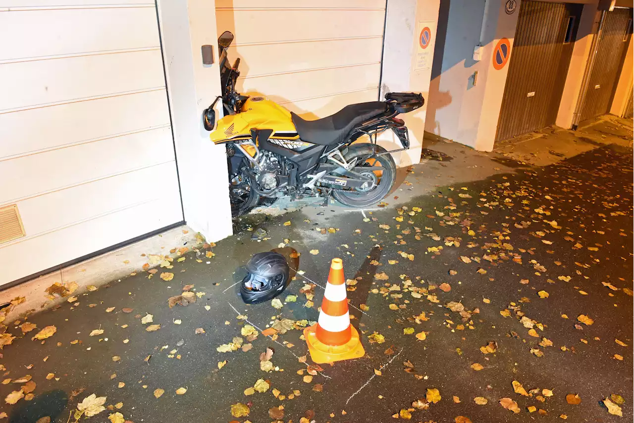 Stadt Luzern LU: 18-jähriger Motorradfahrer nach Unfall erheblich verletzt