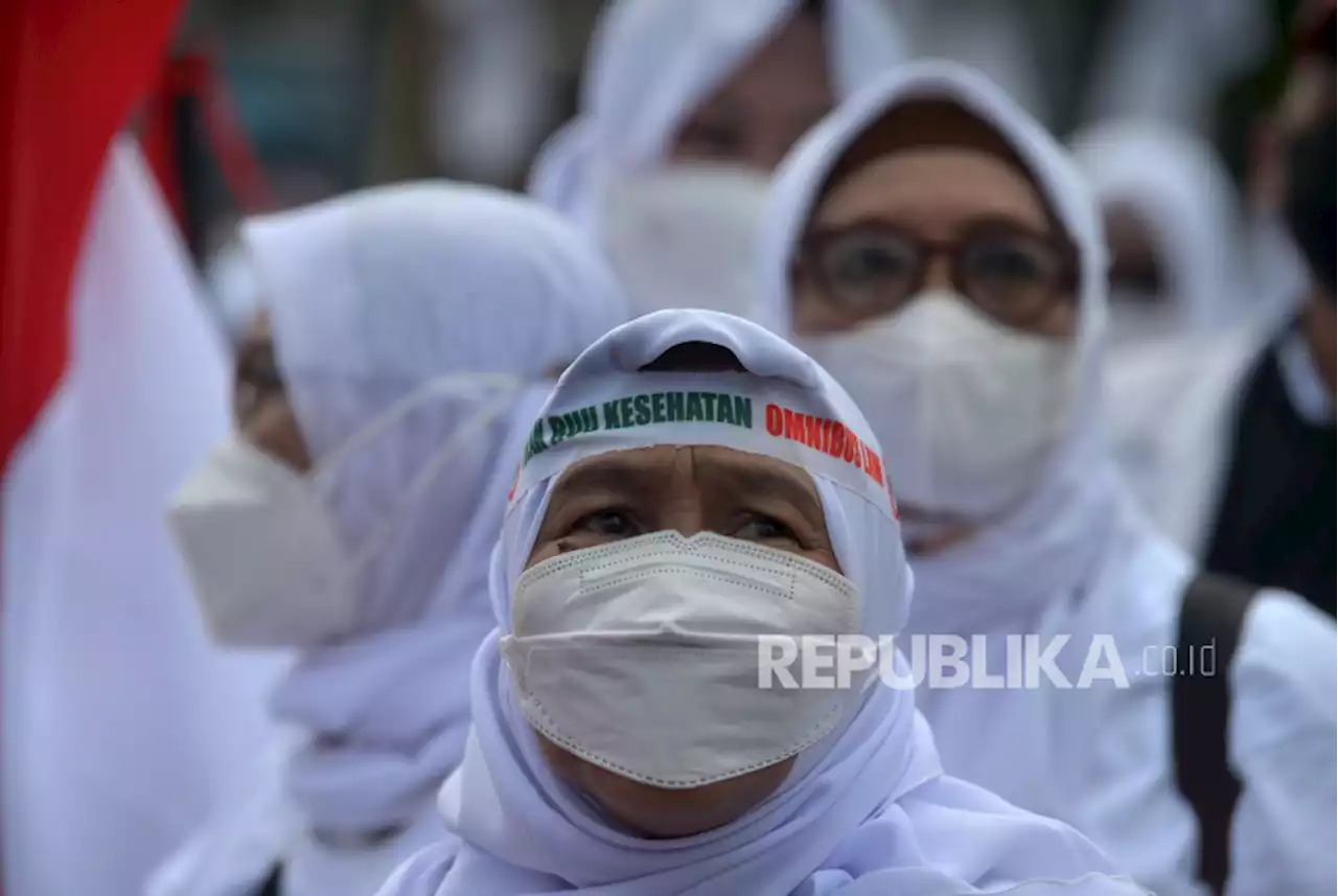 Organisasi Profesi Unjuk Rasa Menolak RUU Kesehatan |Republika Online