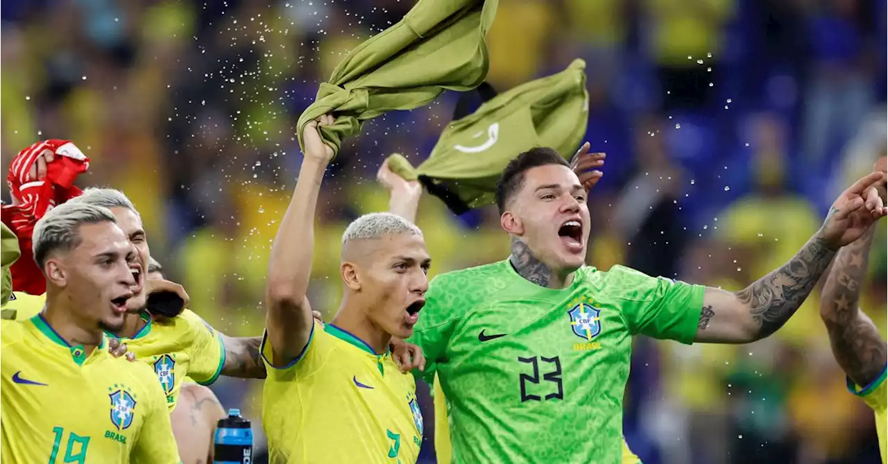 Casemiro magic sends Brazil through as Vini shines