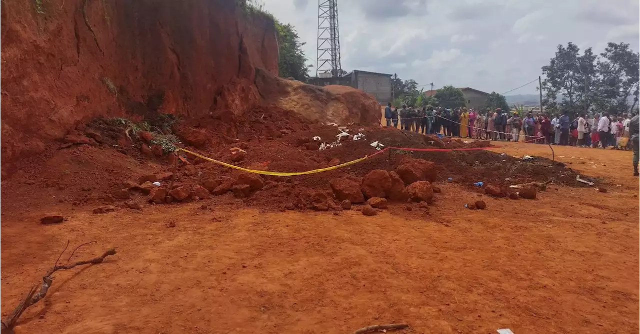 A celebration, then death - Cameroon landslide buries 15 mourners