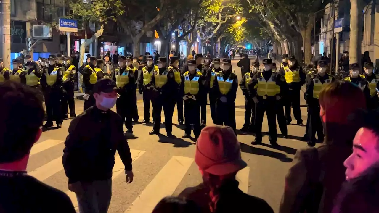 BBC journalist 'beaten and kicked by police' after covering anti-lockdown protests in Shanghai