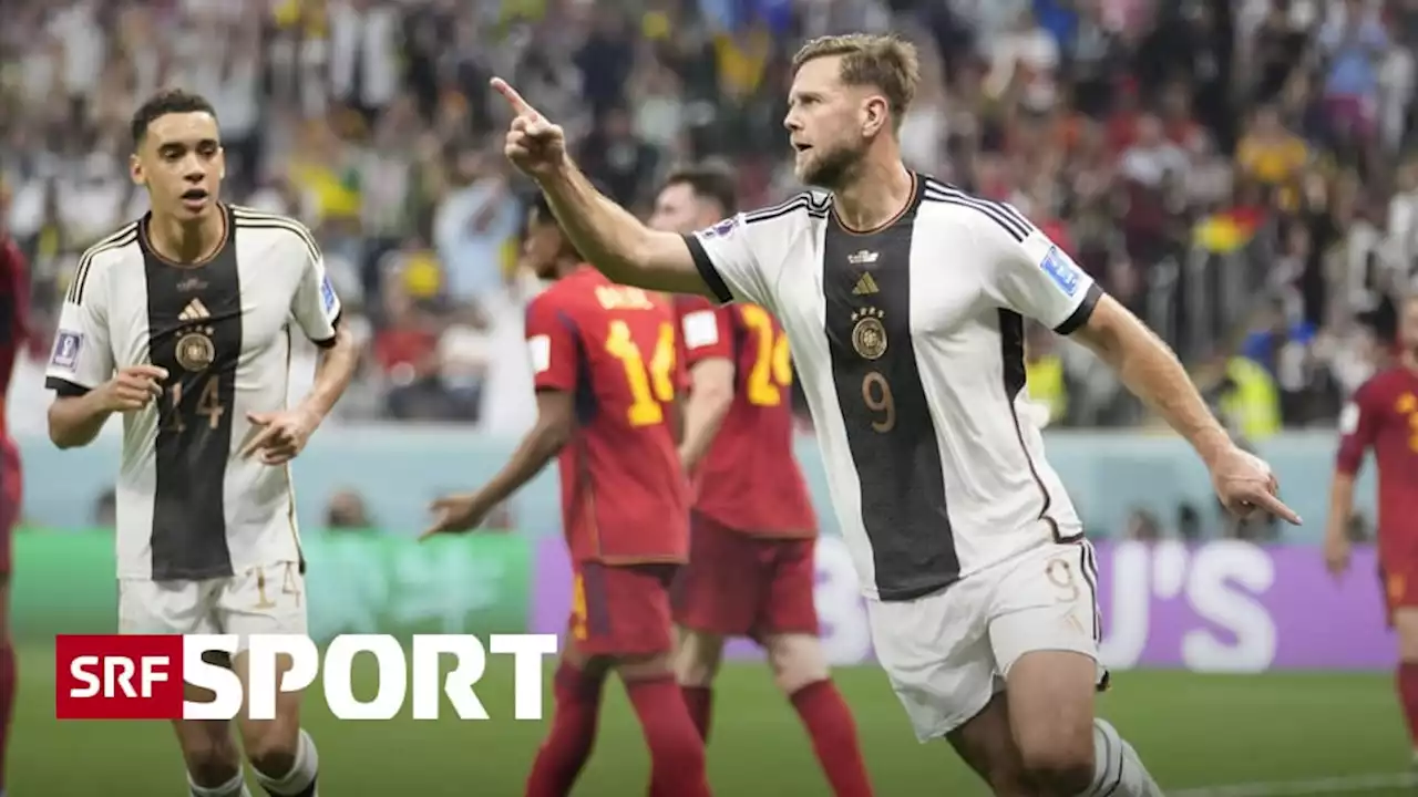 1:1 gegen Spanien - Eine «Lücke» sichert Deutschland den 1. WM-Punkt