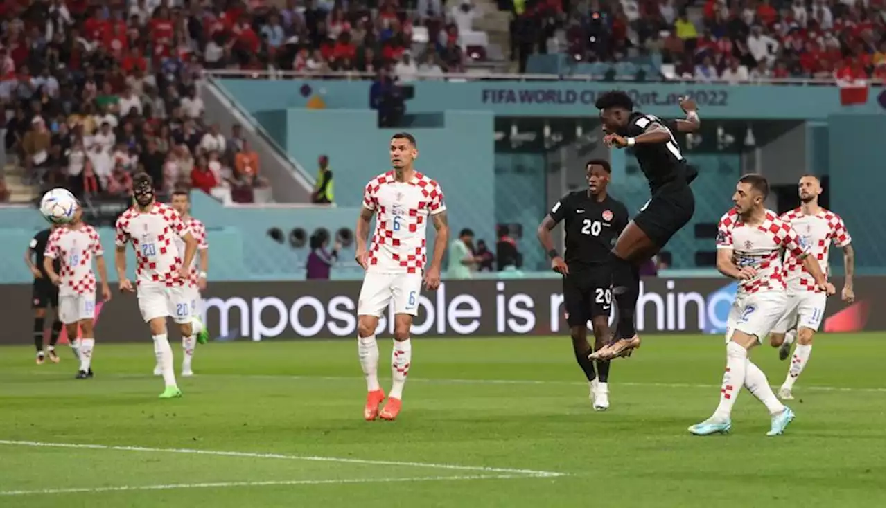 Soccer-Canada score their first goal in history of men's World Cup