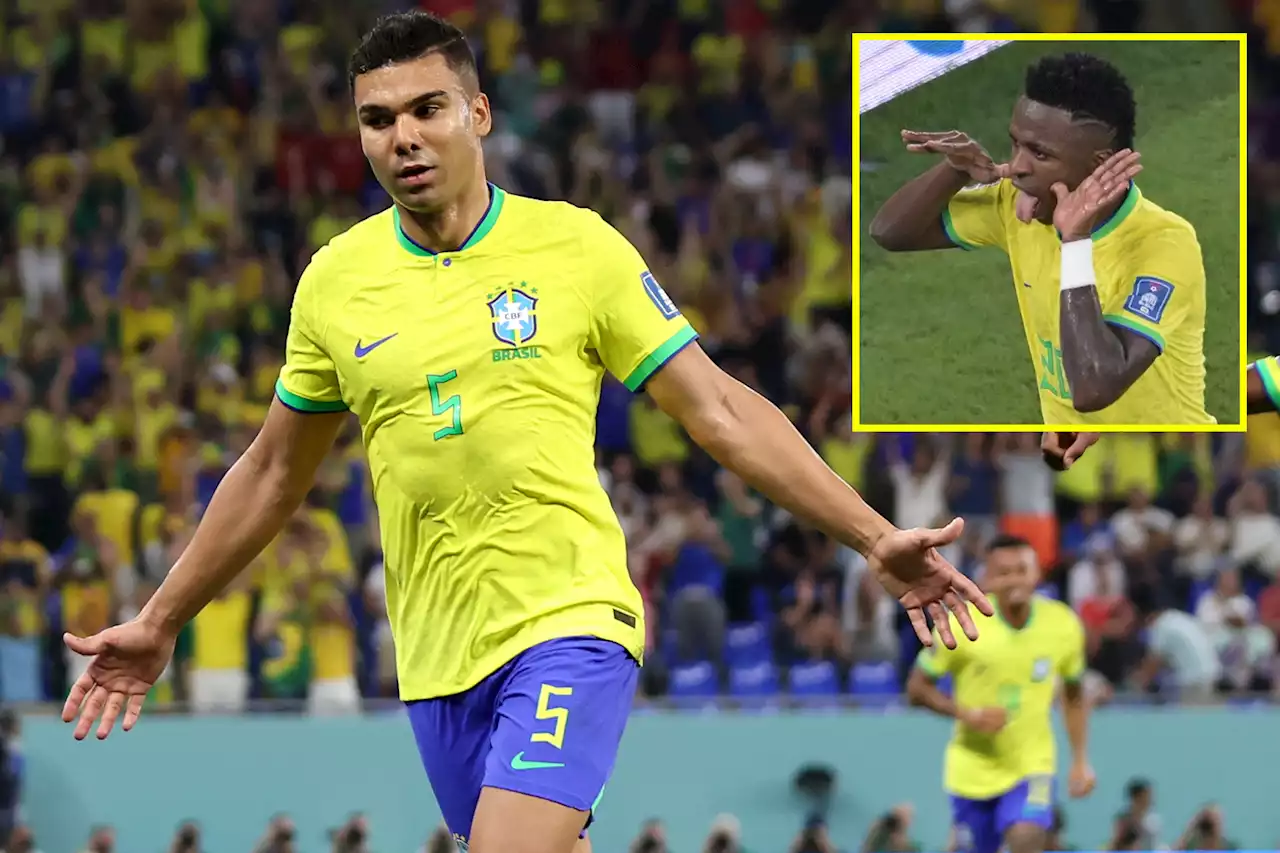 Vinicius Jr denied by VAR, but Casemiro scores screamer to send Brazil through