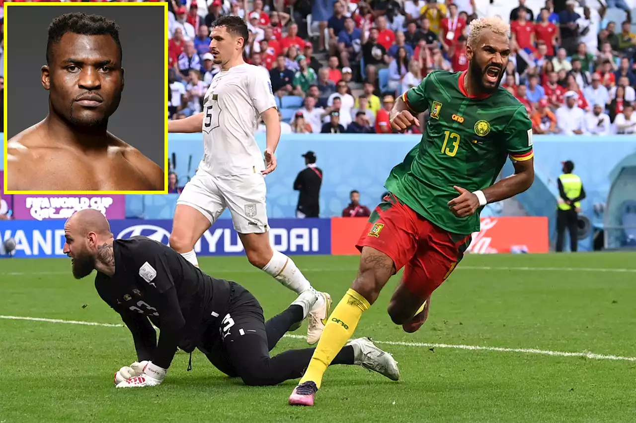 ‘What a game’ – UFC heavyweight champion Francis Ngannou wowed by six-goal World Cup thriller between his native Cameroon and Serbia