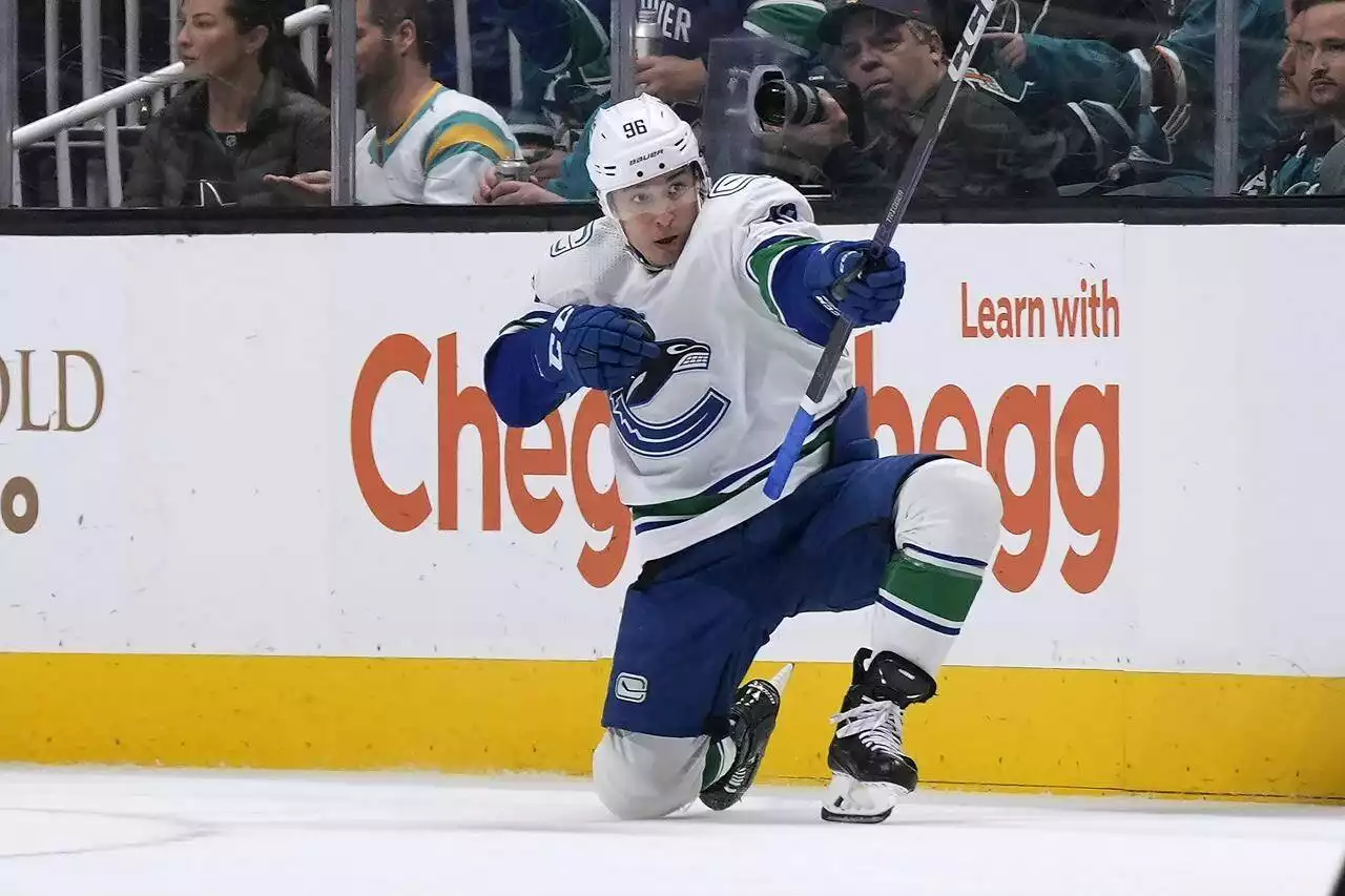 Andrei Kuzmenko scores in OT, Vancouver Canucks beat Sharks 4-3 - Terrace Standard