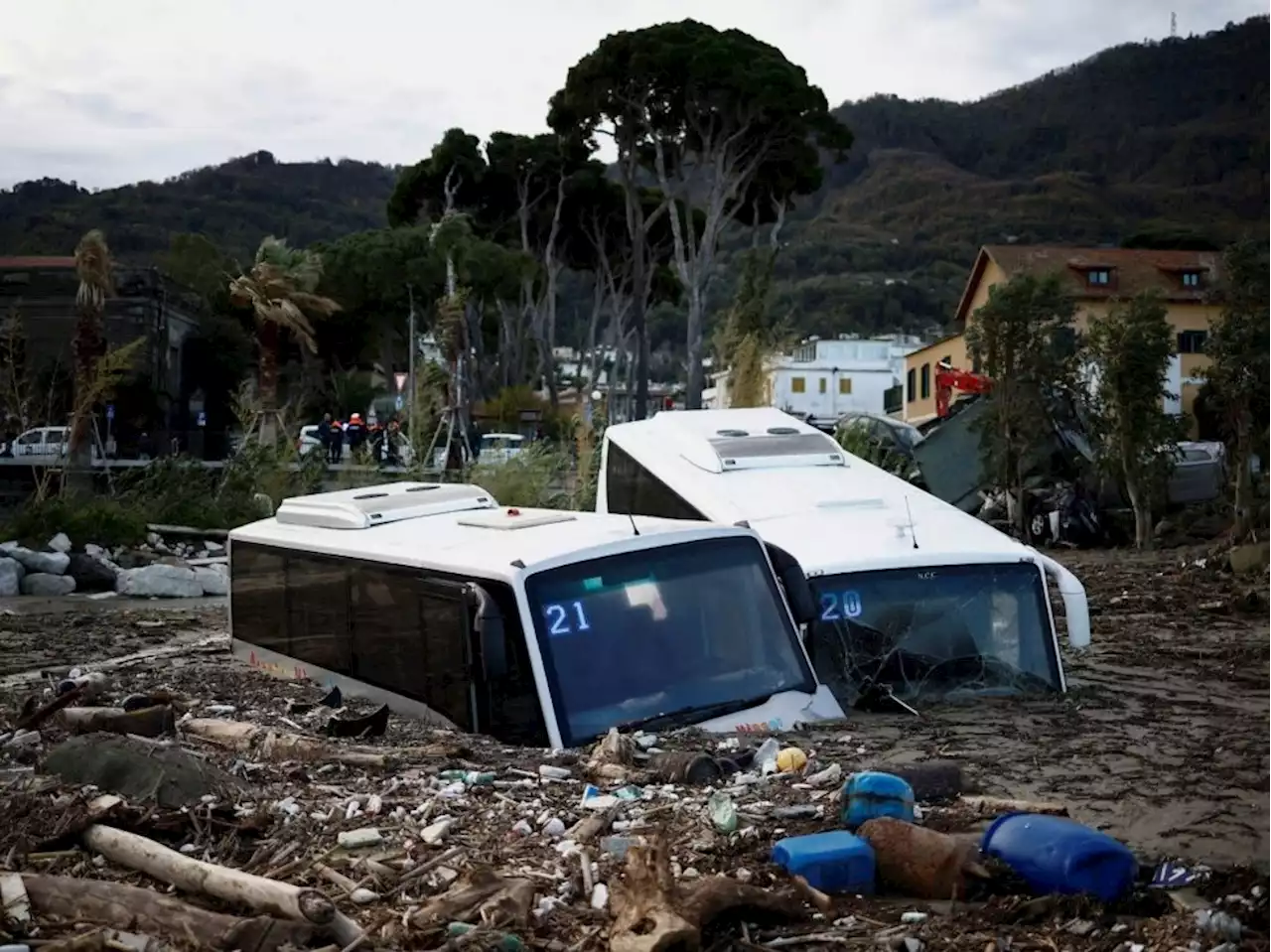 Newborn among 7 dead in landslide on Italy's Ischia island