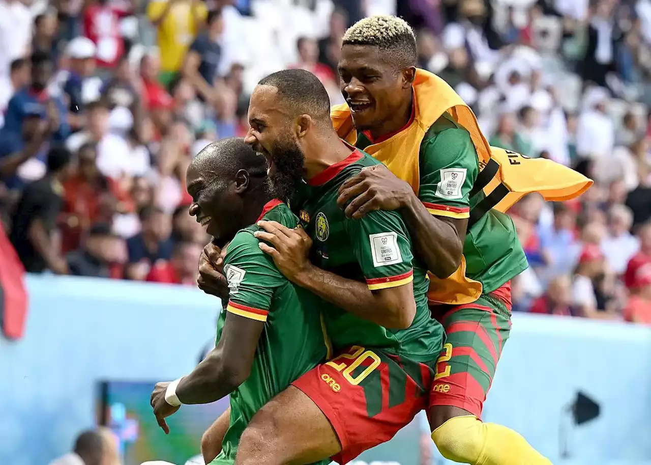 Two Raptors cheer on Cameroon’s comeback draw vs. Serbia at FIFA World Cup 2022