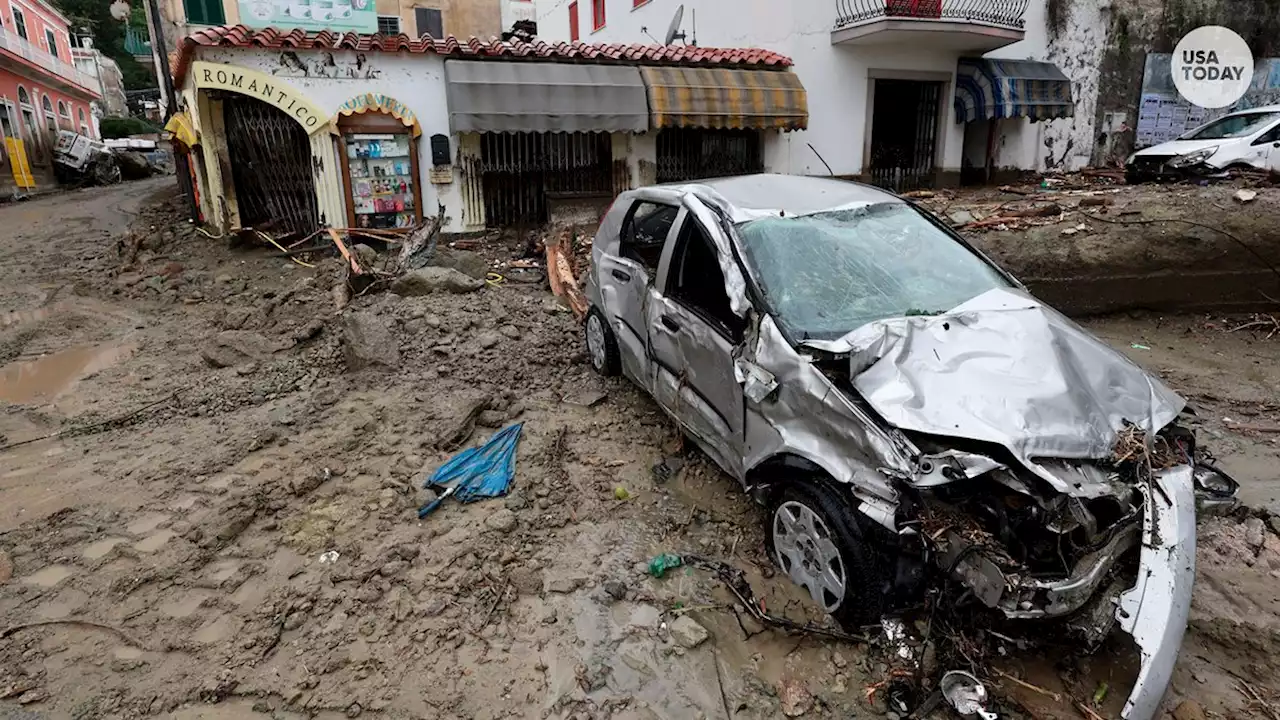 Heavy rain triggers landslides on Italian island, up to 12 missing as buildings collapse