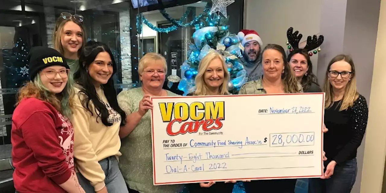 Record-Breaking Dial-a-Carol Raises Over $28,000 for Community Food Sharing Association