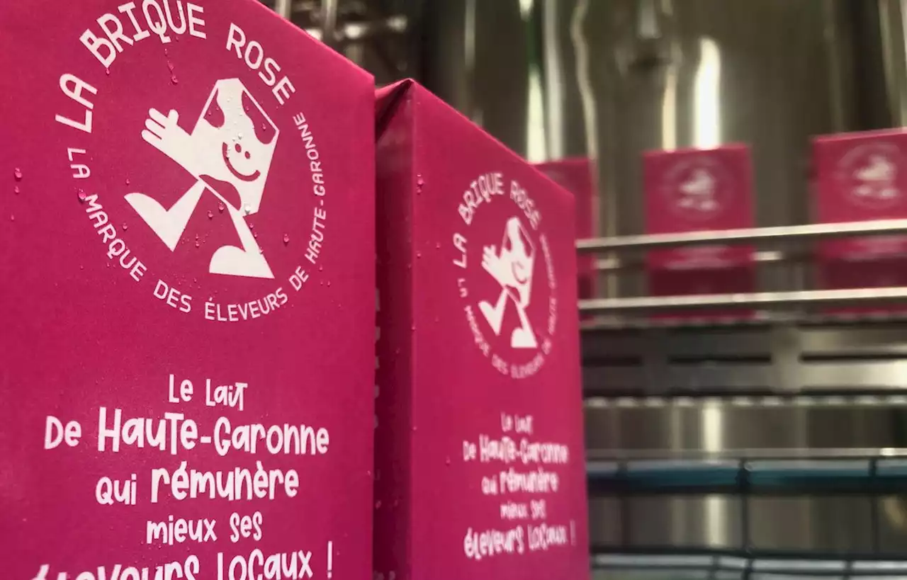 En Haute-Garonne, une brique de lait rose vendue au juste prix