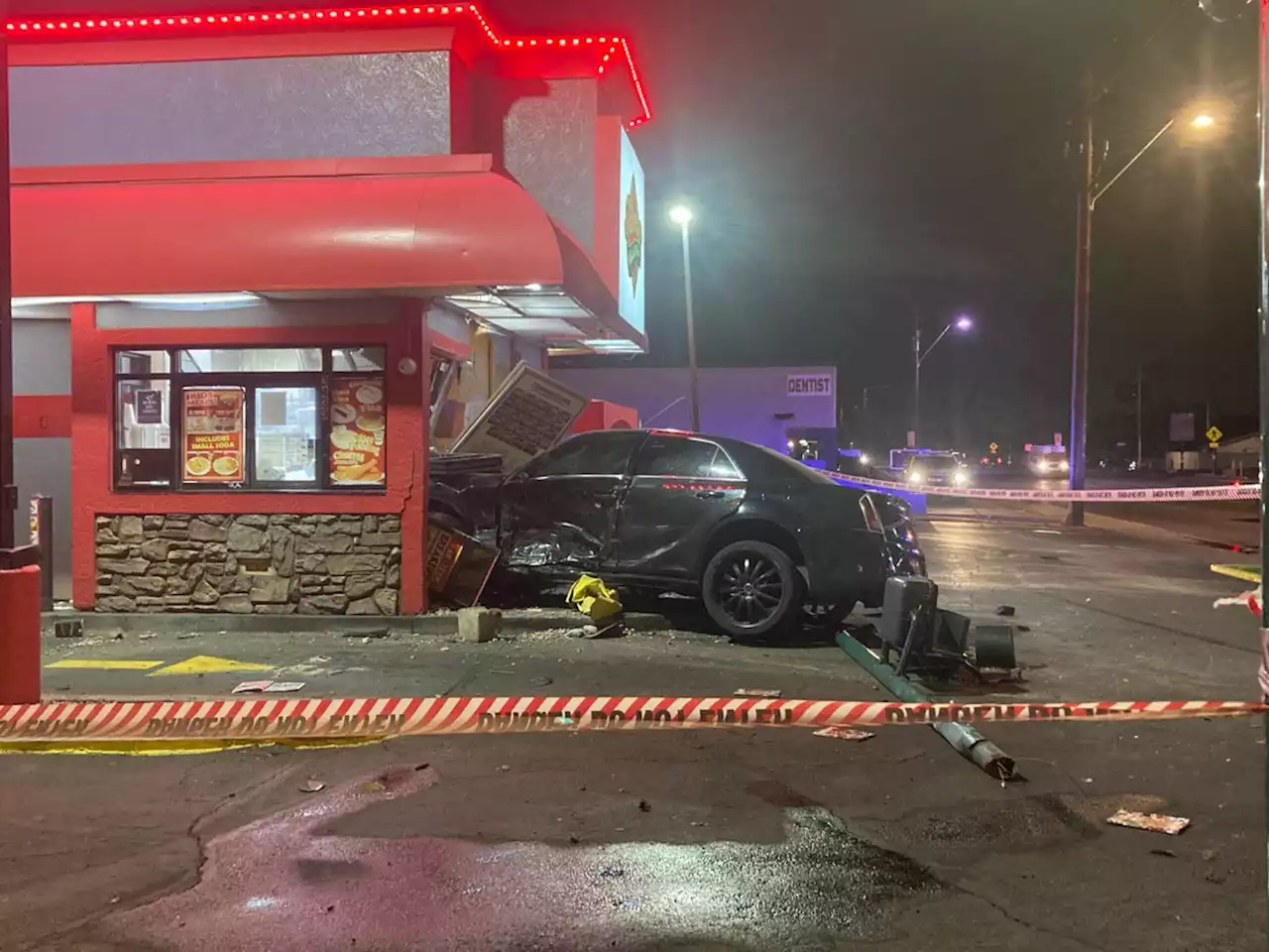 Two hurt after car crashes into building in west Phoenix