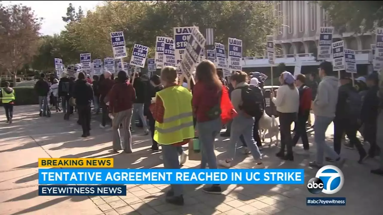 UC strike: Academic researchers reach tentative deal but bargaining continues for other unions