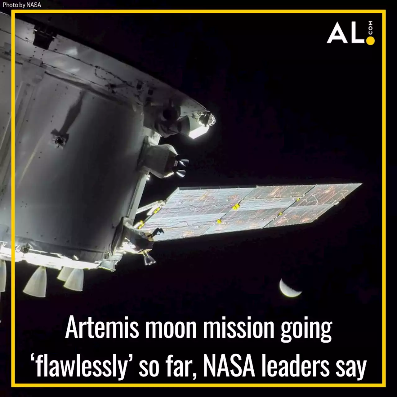 Artemis moon mission going ‘flawlessly’ so far, NASA leaders say