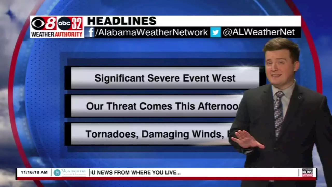 Potentially Significant Severe Weather Risk Tonight into Wednesday - Alabama News