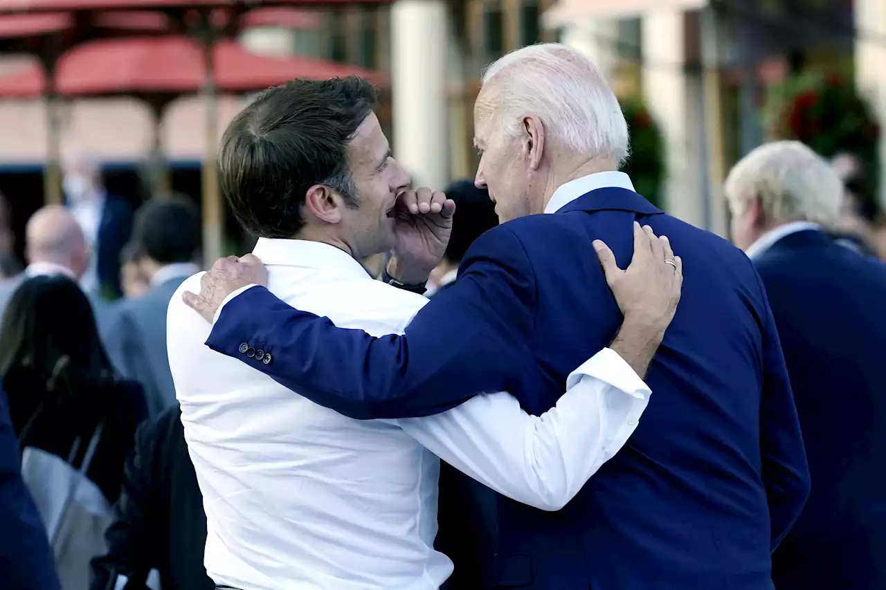 Biden, Macron ready to talk Ukraine, trade in state visit