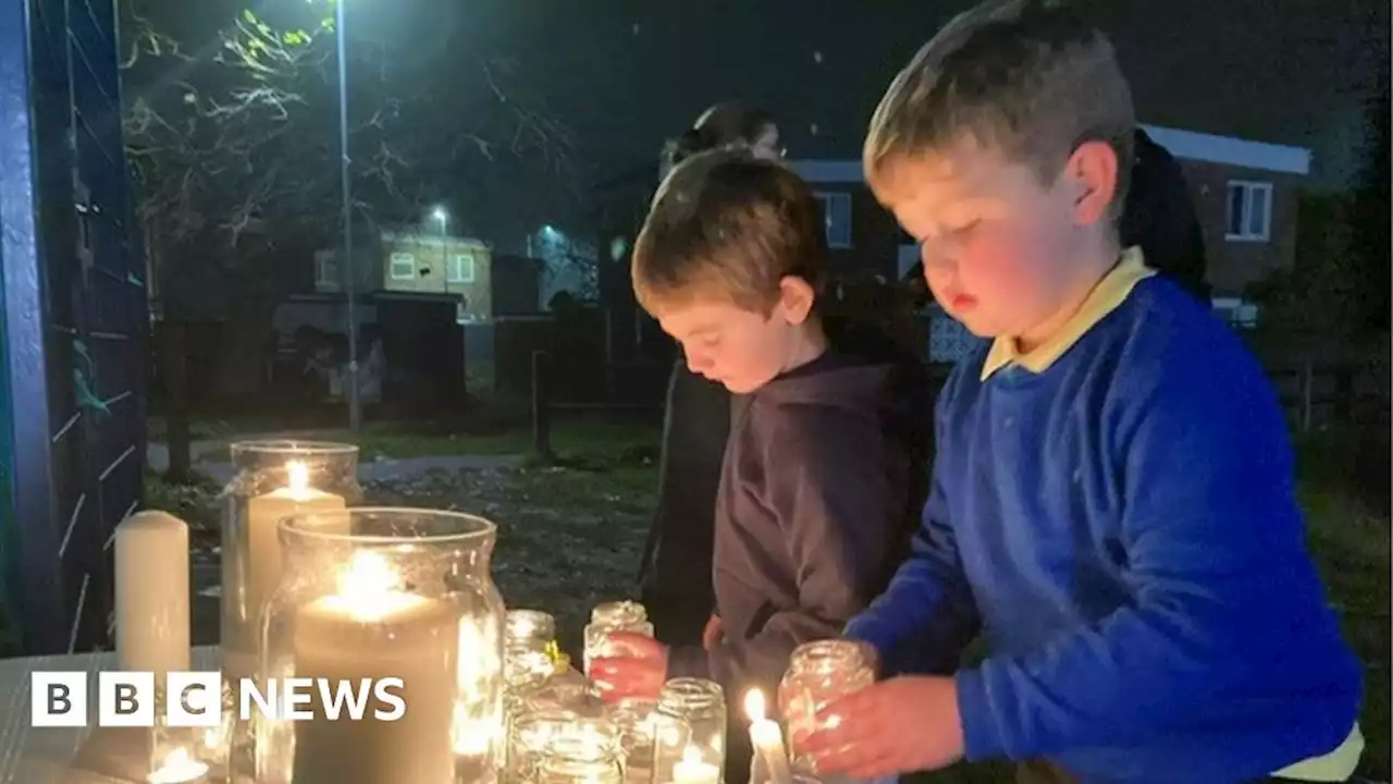 Bridgend: Candlelit vigil held after babies' bodies found