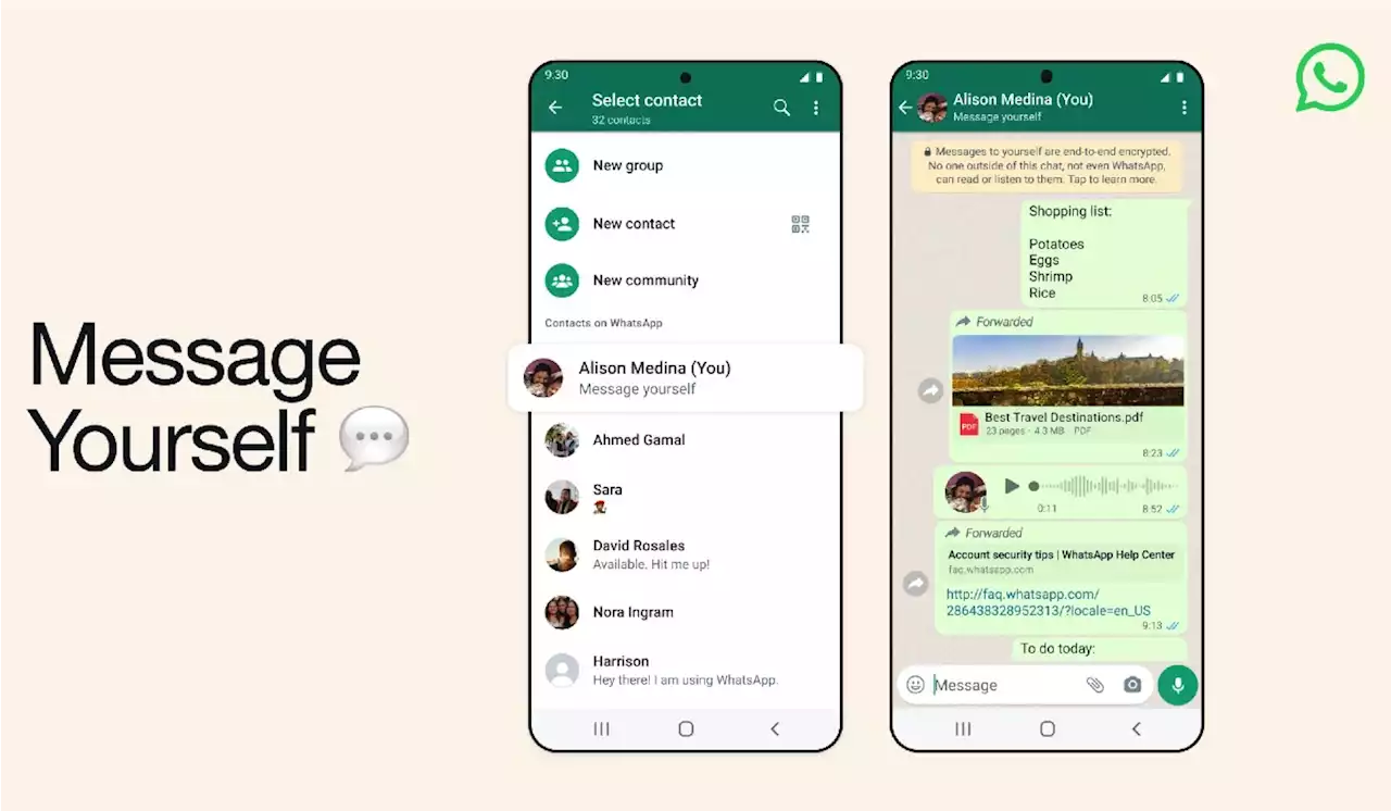 How to text yourself on WhatsApp, and why you should