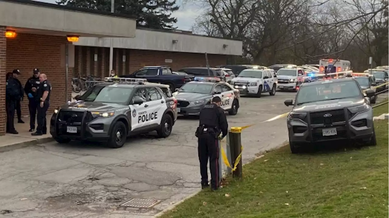 Three teens arrested in Scarborough high school stabbing that left student critically injured