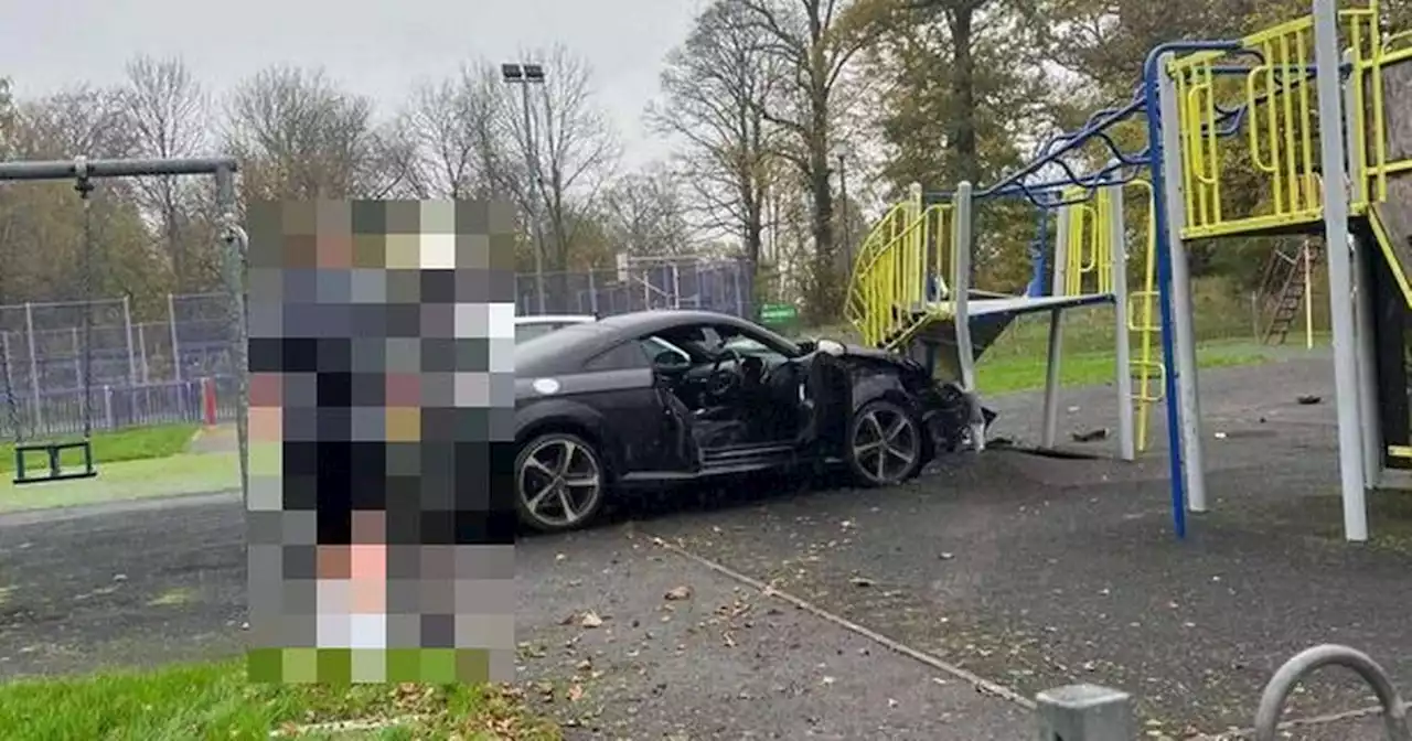 Man charged over Scots play park ‘stabbing’ after two cars crash into swing set