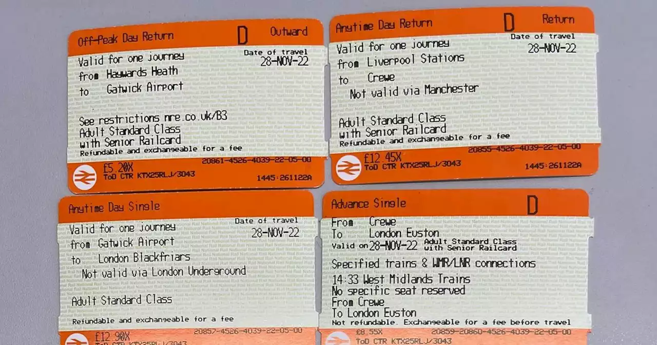 Man saves £360 on train journey by buying nine separate tickets