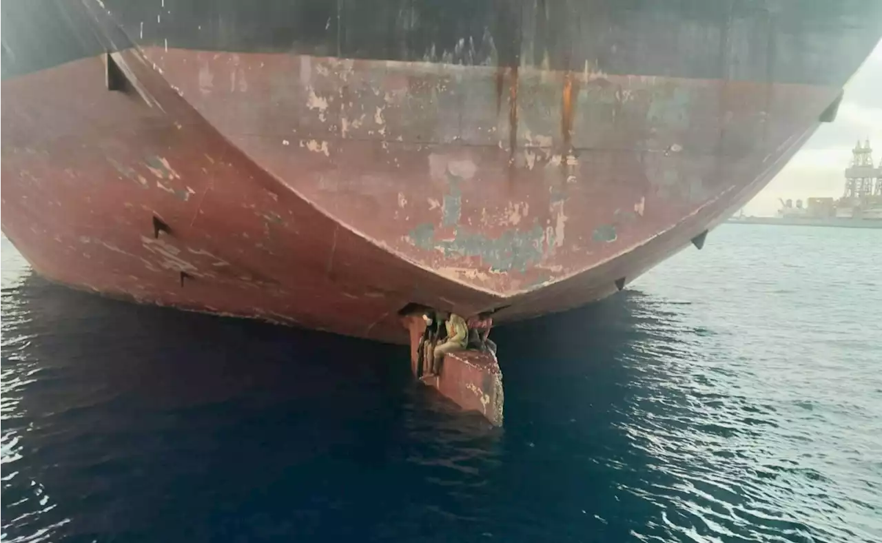 Spanish coastguard rescues three Nigerians under ship from Lagos
