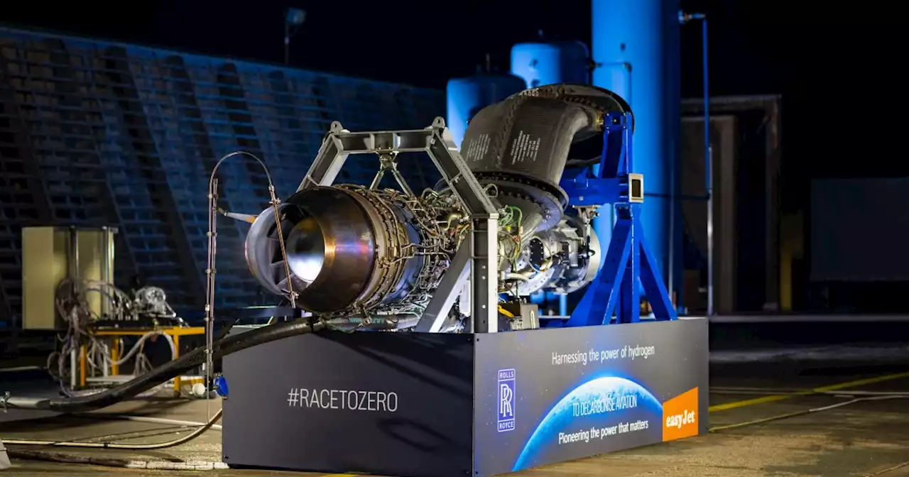 Rolls-Royce and EasyJet test first hydrogen engine for modern aircraft